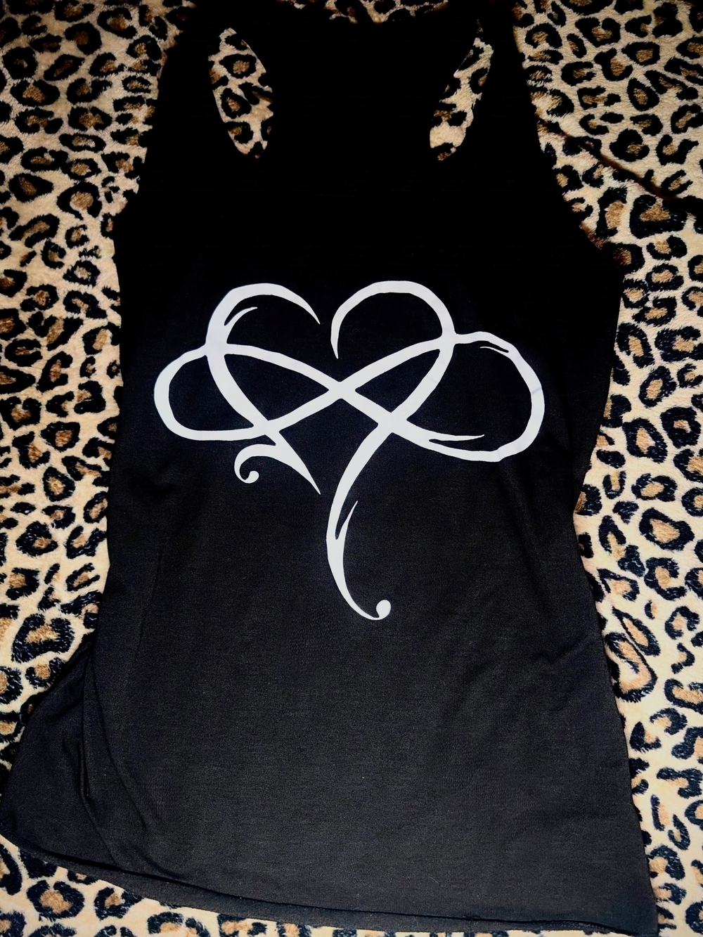 Black Racerback Tank Top